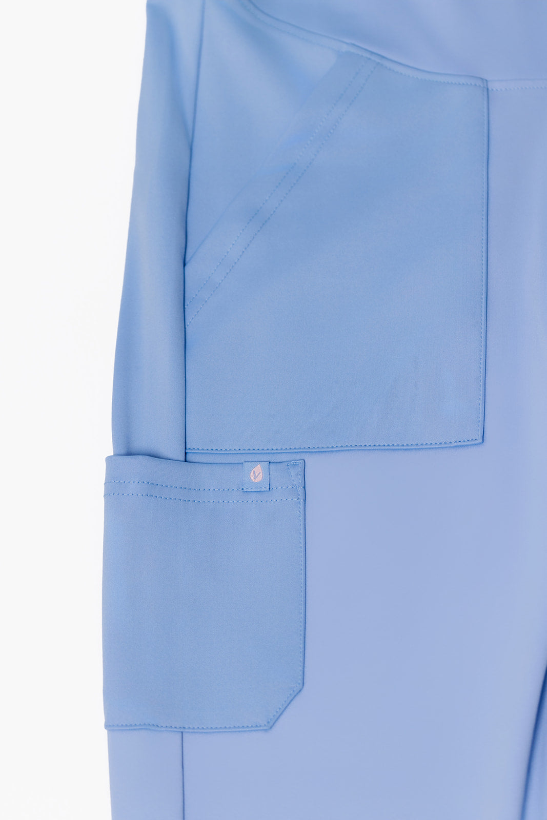 Vervee Scrubs Essential Straight Leg Pants for Women in Ceil Blue