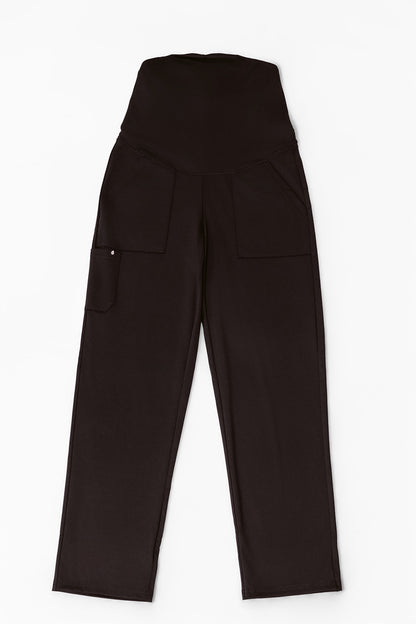 ESSENTIAL Straight Leg Pants with Belly Band